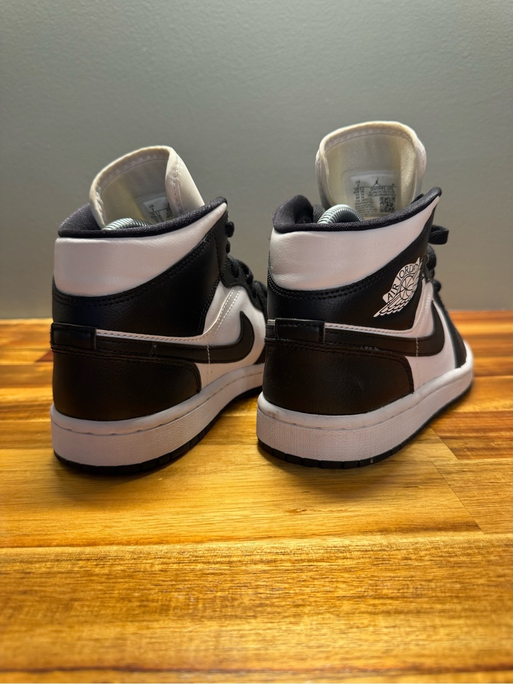 Jordan Women’s High-Top Sneakers - Black & White - Picture 3 of 12